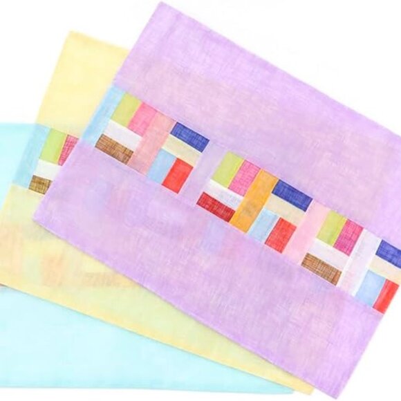 Set of 6pcs Korean Traditional Table Placemats | Ramie Fabric | Quilt | Hanbok - Picture 5 of 14